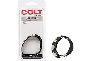 California Exotics COLT Adjustable 5-Snap Leather Strap