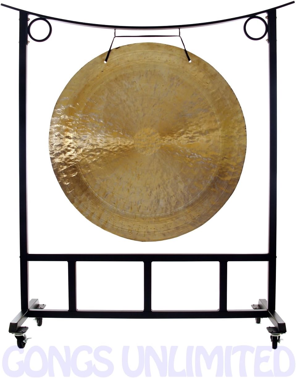44" Wind Gong on the Large Asclepius Stand