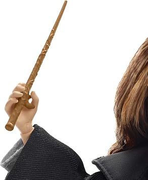 Harry Potter Hermione Granger Collectible Doll (10-in) with Hogwarts Uniform, Gryffindor Robe and Wand, FYM51