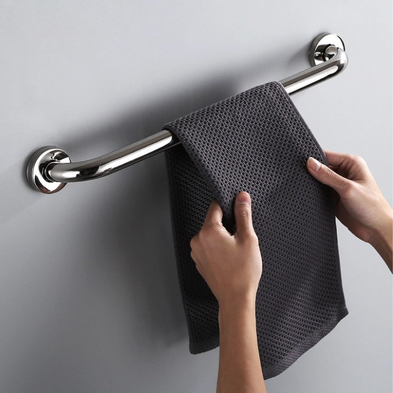 Handicap Shower Grab Bar for Seniors Elderly, Shower Handle Bath Handle, Safety Bars for Shower Chair Bench, Senior, Elderly, Handicap(40cm)