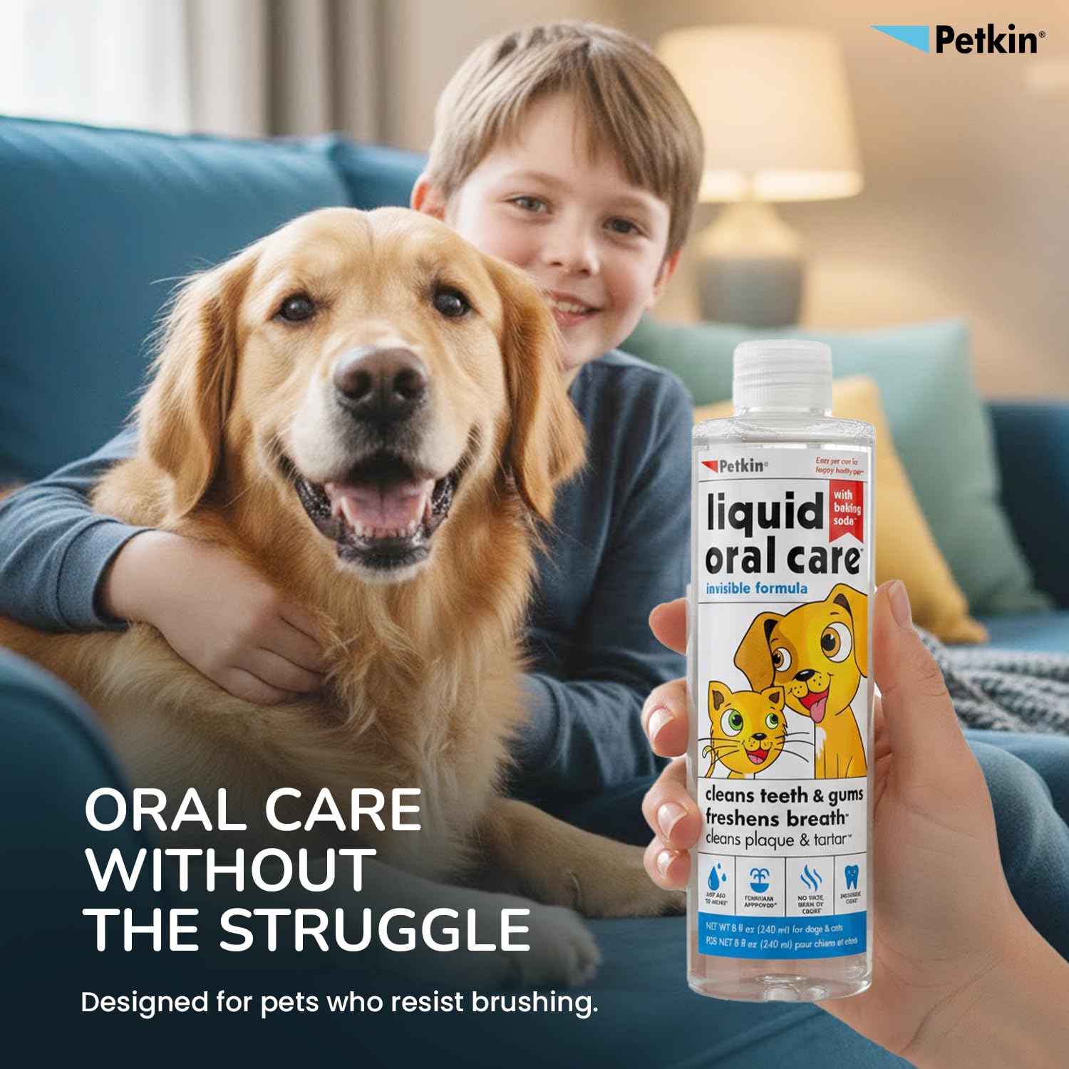 Petkin Liquid Oral Care, 240 ml