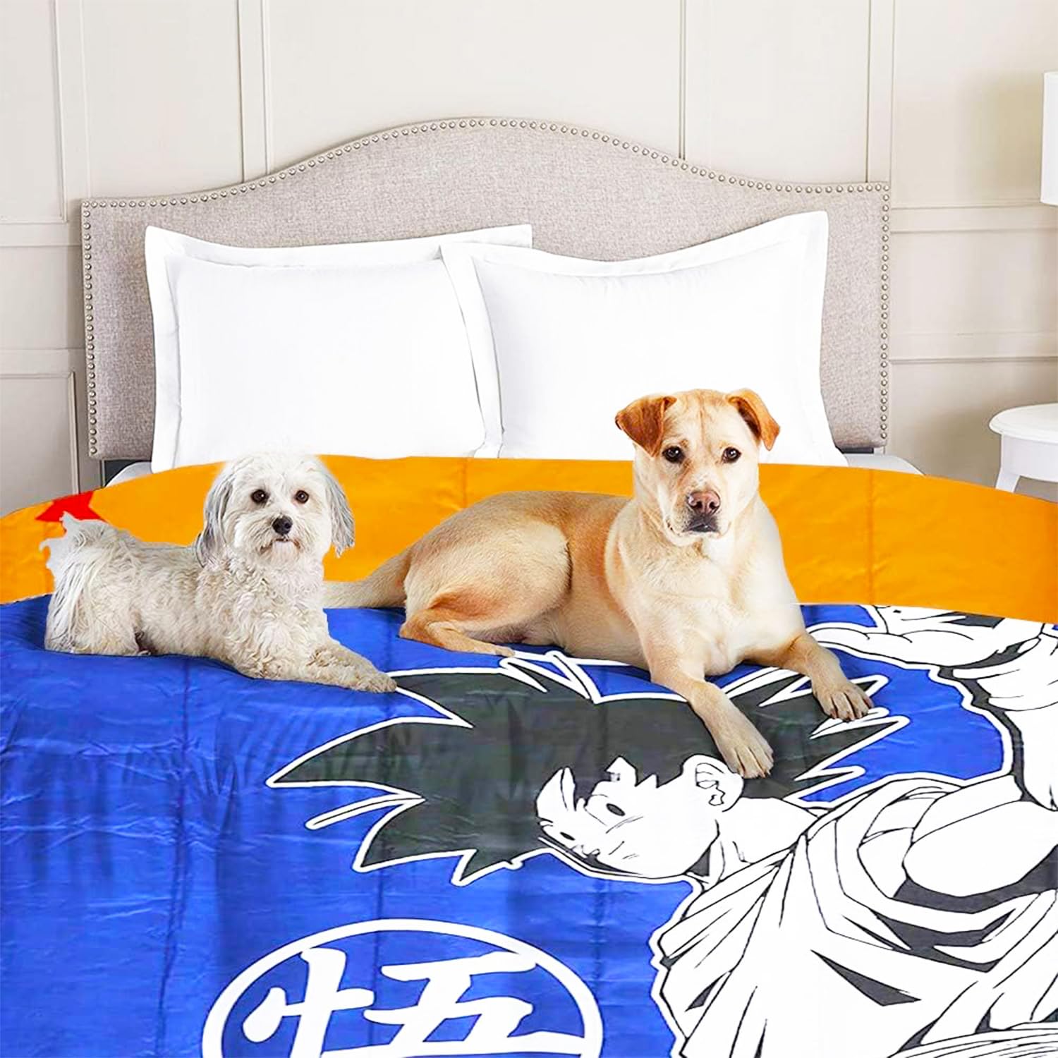ベビー用寝具・ベッド Goku Amazon｜ドラゴンボールZ掛け布団寝具セット - クイーンサイズ悟空