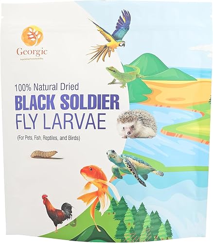 Miniatura 2 de Black Soldier - Larvas de mosca para aves silvestres y pollos, 1.5 libras, 100% orgánico y natural, aperitivo alto en proteínas, promueve la salud y