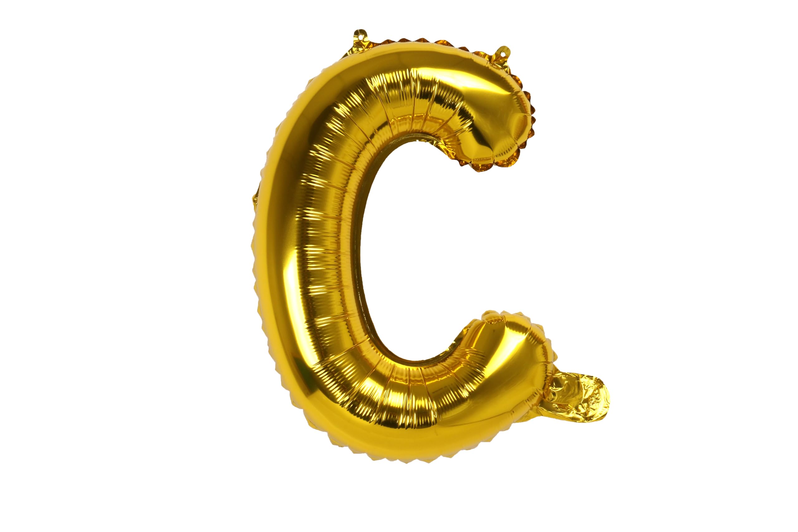 Treasures Gifted Gold Letter Balloons - 16 Inch Foil Letter C Balloon - Birthday Balloon Letters - Graduation Balloon Letters - Letter Balloons for