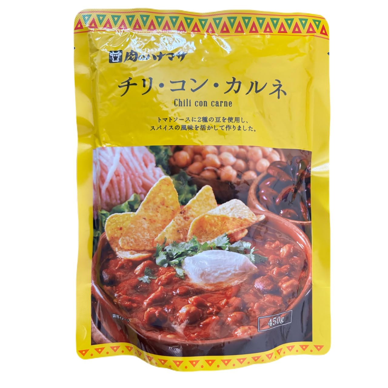 Amazon.co.jp: 肉のハナマサ チリコンカルネ 450g 大容量 レトルト 