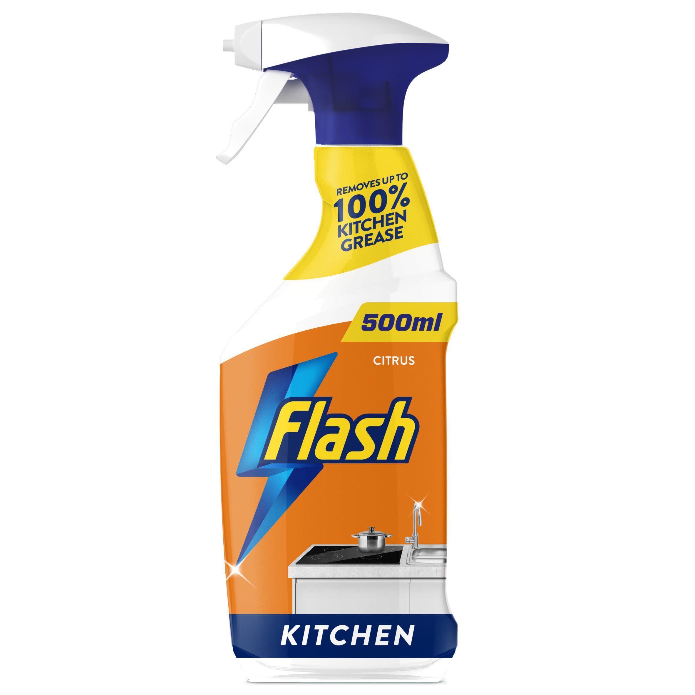 Flash Kitchen Degreaser Cleaning Spray 500ml