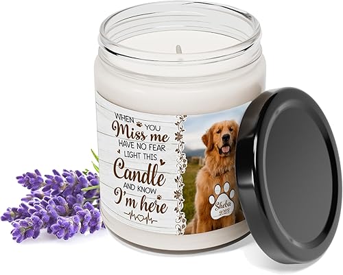 Miniatura 3 de NHI - Velas personalizadas con foto, regalo de vela personalizada, cera de soja perfumada, decoración del hogar, tarro de 9 onzas, fabricado en los