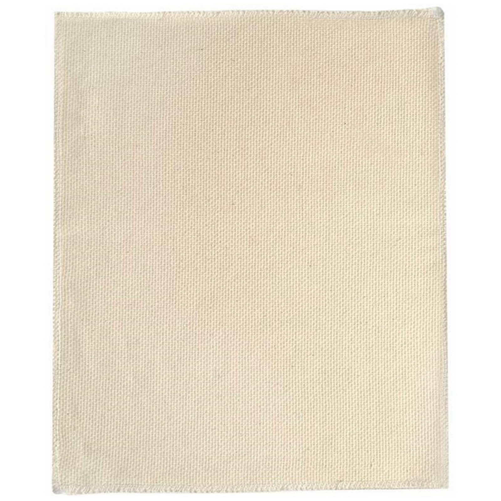 Monks Cloth Stoff aus ungebleichter Baumwolle, 59,1 x 39,4 in Punch Needle Tufting Cloth, DIY Stickgrundlage mit fixierten Kanten, breite Basis für Rug Hooking, Stickerei und Handarbeiten