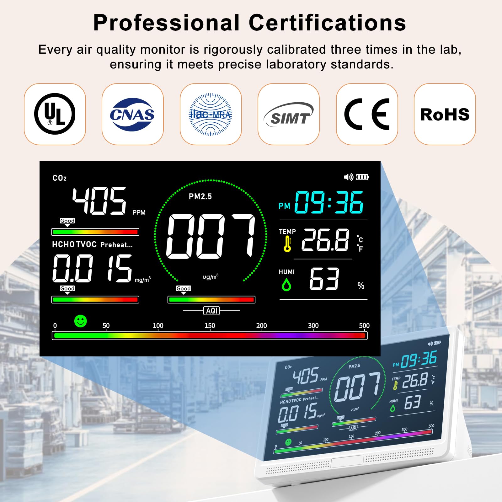 16 in 1 Air Quality Monitor Indoor 7