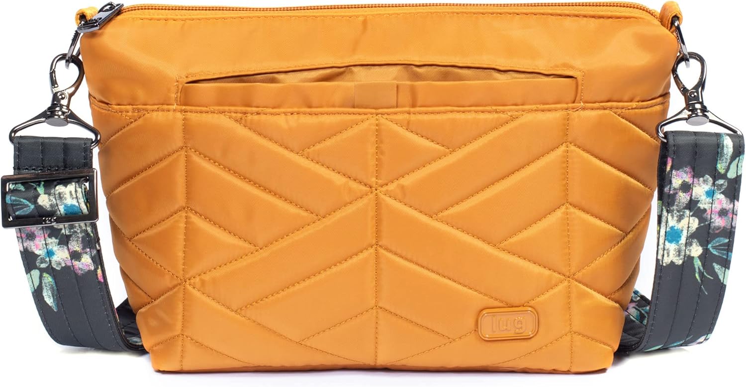 Lug Women's RFID Quilted Crossbody with Printed StrapFlare