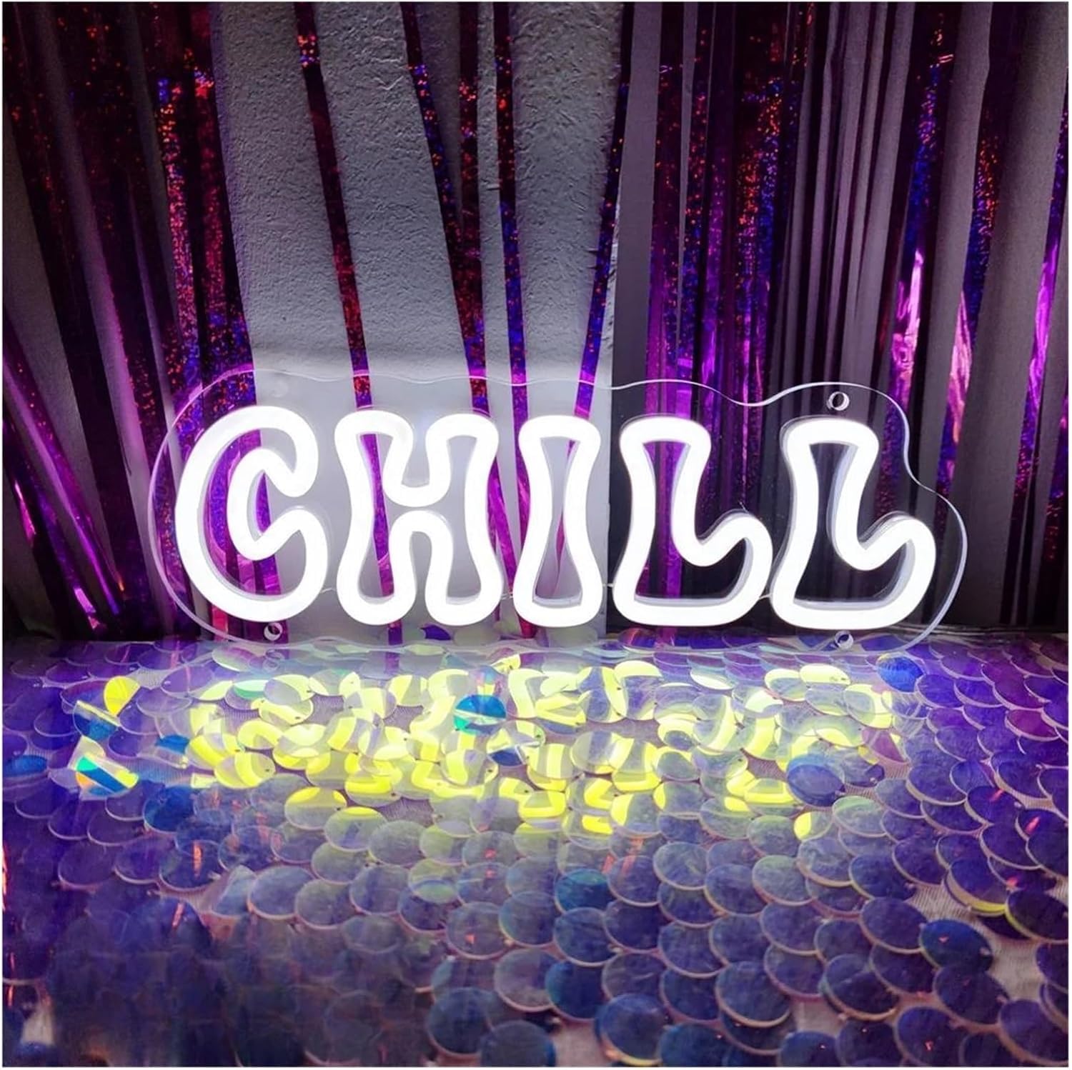Luci al neon Insegna al per neon con lettere luminose per, luce notturna dimmerabile, decorazione 10,4 cm x 30