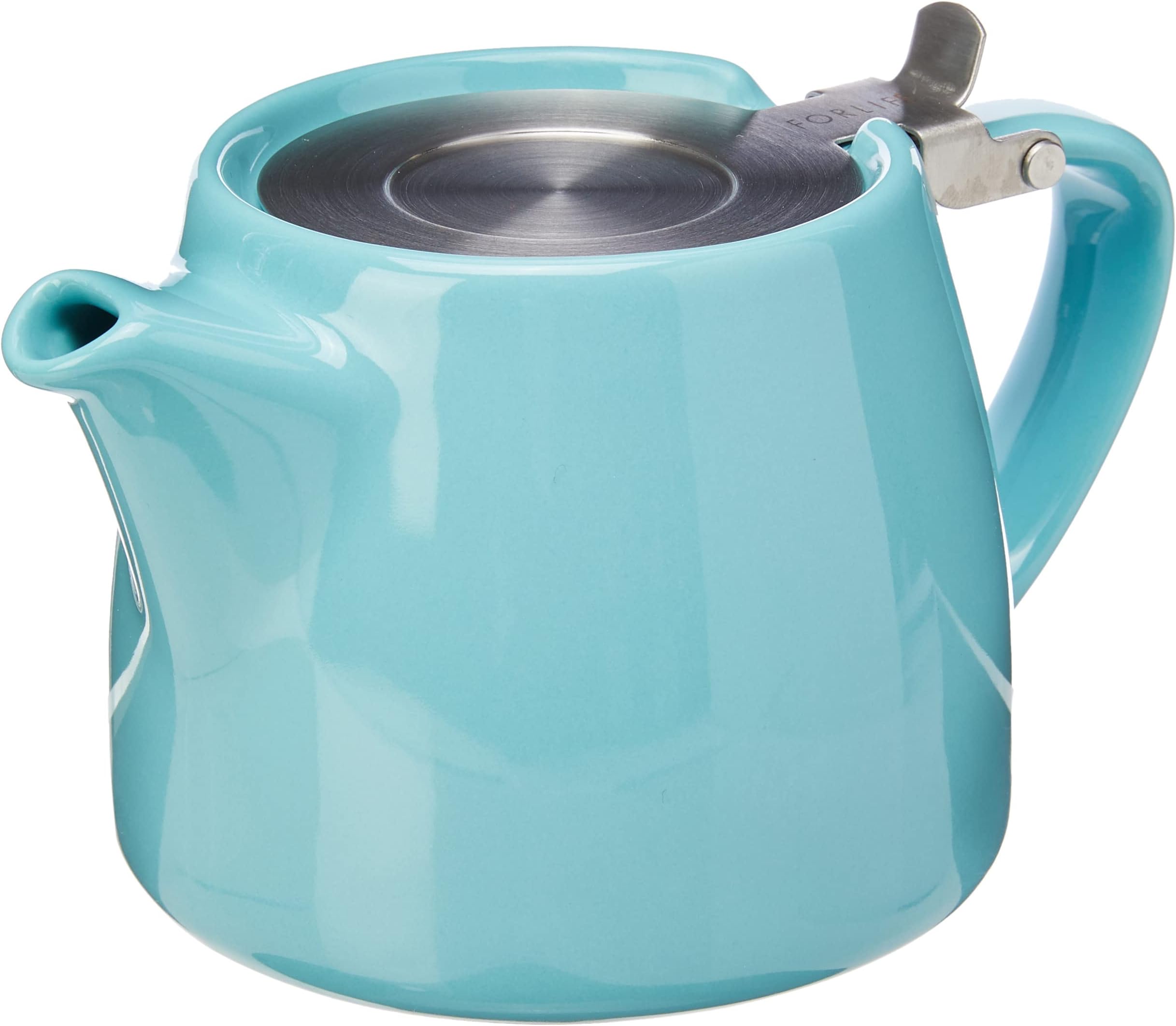 Forlife Stump Teapot 400 mL, Turquoise Amazon.co.uk Home & Kitchen