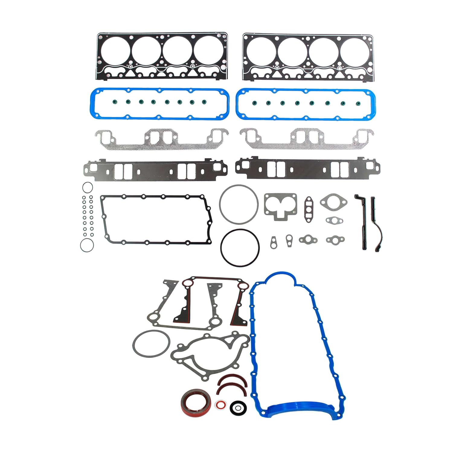DNJ FGK1144 Full Gasket Set for 1998-2003 Jeep Dodge Grand Cherokee B1500 Dakota 5.2L V8 OHV 318cu Naturally Aspirated