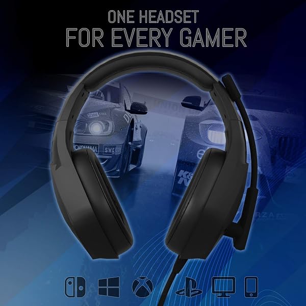 Orzly Cuffie da Gioco Bass Stereo per PS5 PlayStation 5, PS4, XBOX SERIES X|S, XBOX ONE, Nintendo Switch, Google Stadia, PC, MAC, Laptop Hornet RXH-20 Cuffie Gaming con Microfono [Edizione Abyss] - 3