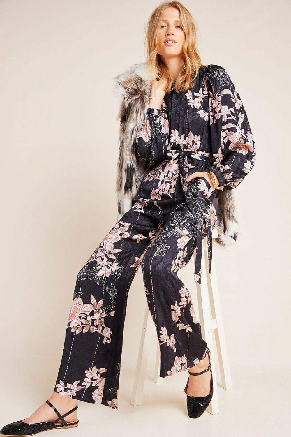 Harlyn floral embroidered jumpsuit Clearance