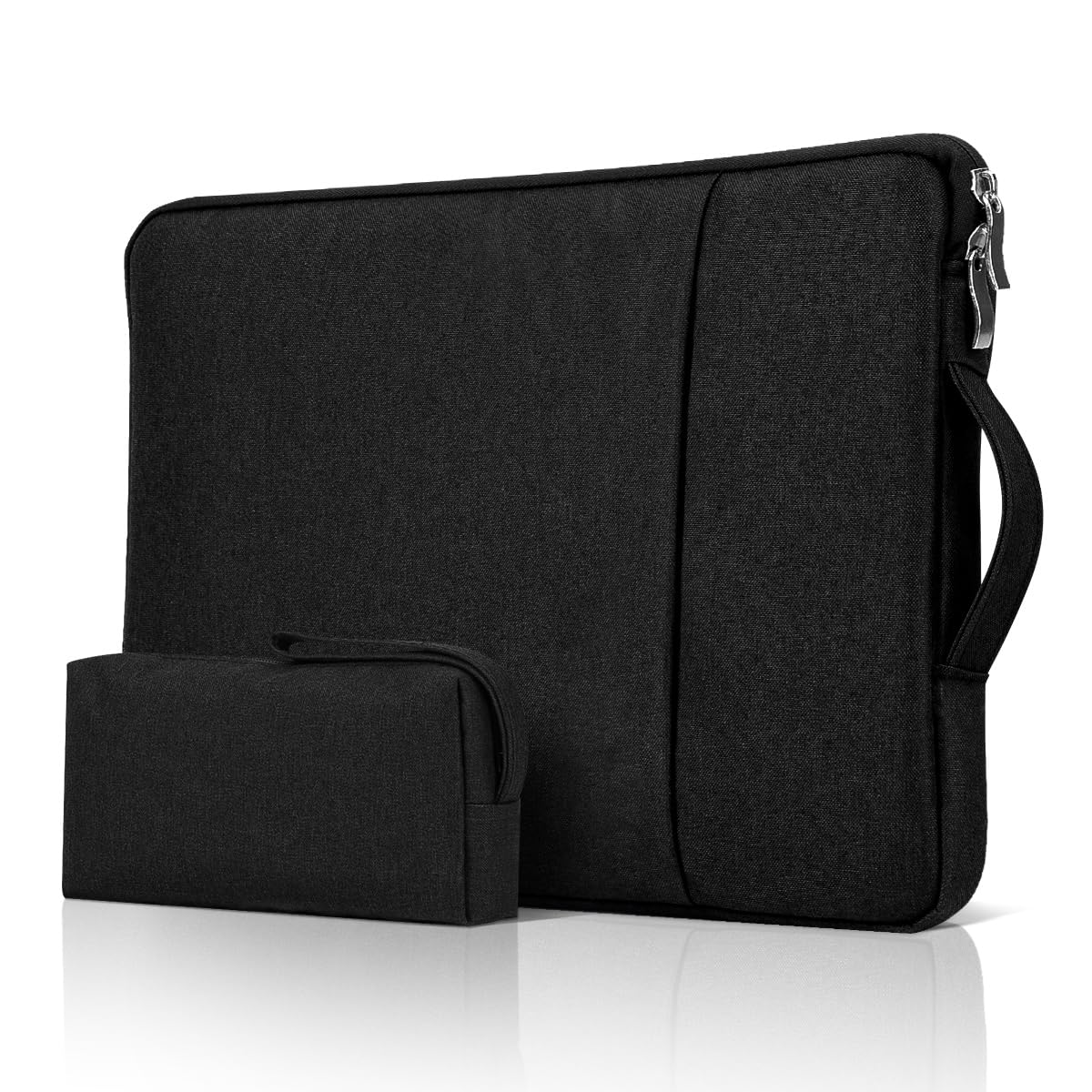 JOOEER 15.6 Inch Laptop Sleeve Case with Handle for 15-16 Inch MacBook Pro 15.6 Inch Laptop Computer, Protective Polyester Portable Computer Case Bag