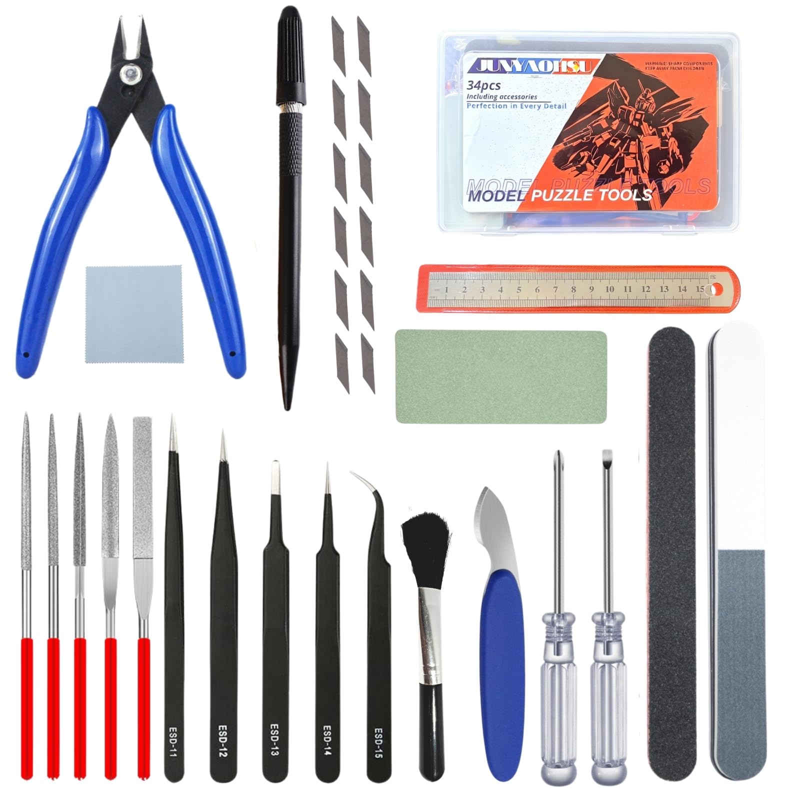 Gundam Model Tool Kit - 34pcs Precision Tools -1 Gundam Model Tool Kit - 34pcs Precision Tools -1