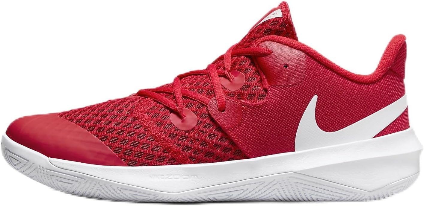 NikeHyperSpeed Court Volleyball Shoes (CI2964-610, University Red/White) Size 4.5