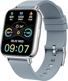 Smart Watch 2021, Fitness Tracker 1.69" Touch Screen Heart Rate Sleep Monitor, IP68 Waterproof Fitness Watch Smartwatch, 24 Modes, Pedometer Activity Trackers Smart Watch for Men Women for Android iOS