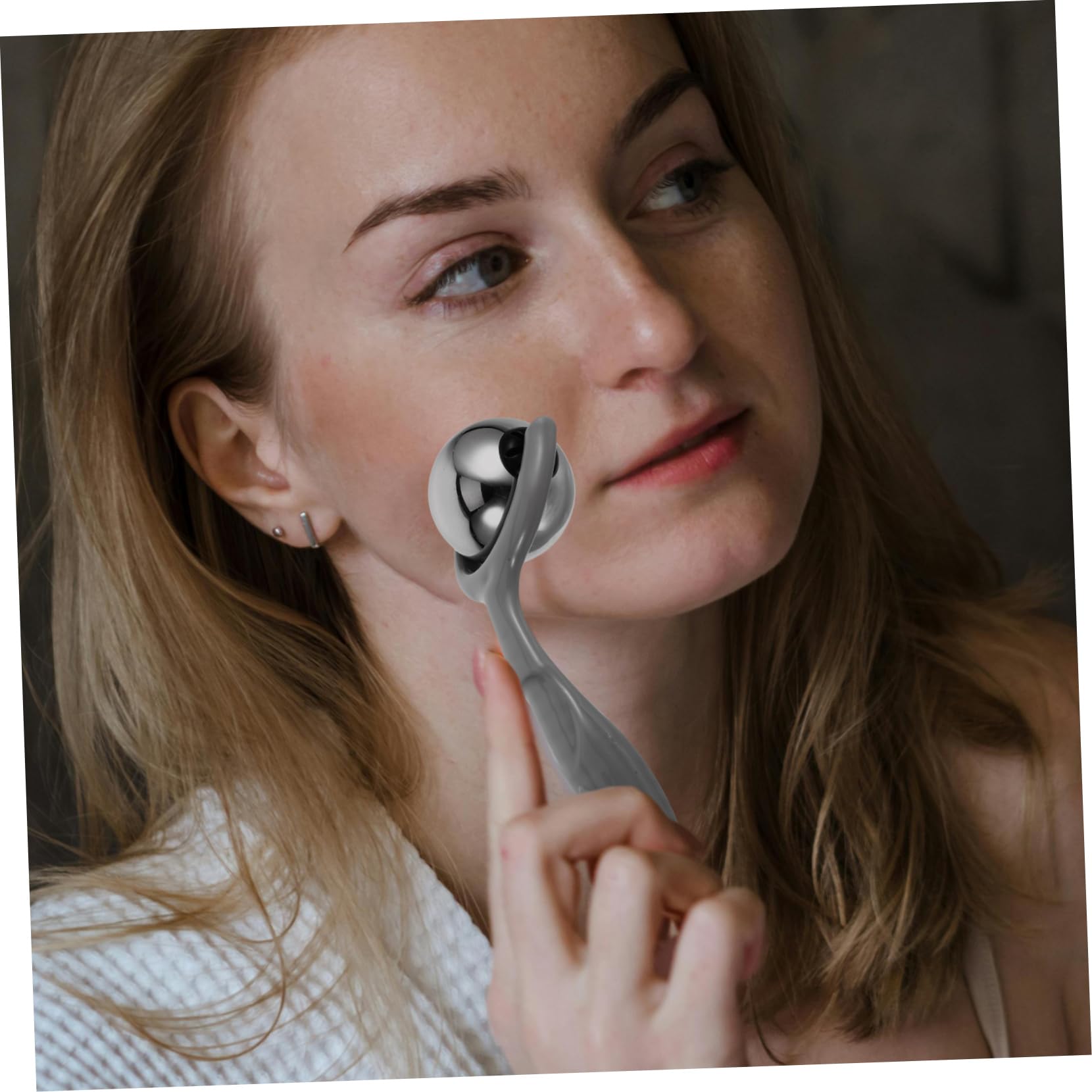 VALICLUD 3 Stück Facial Guasha Tool Gesichtsmassagegerät Augenrolle Guasha-roller Für Das Gesicht Gesichtsmassage-tool Guasha-massagegerät Für Das Gesicht Face Guasha Tool Grau Nur