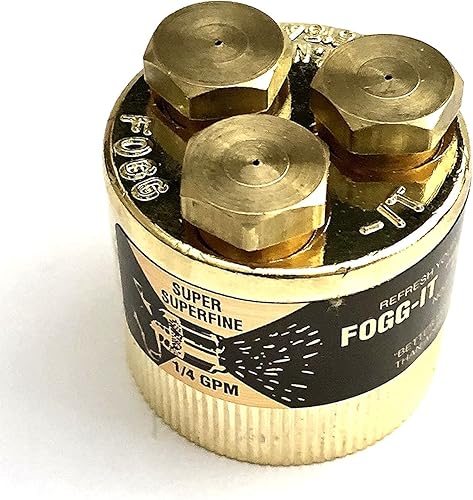 Boquilla de riego Fogg It de 1/4 GPM – Volumen superfino | Diseñado para nebulizar plántulas delicadas o para elevar la humedad alrededor de las