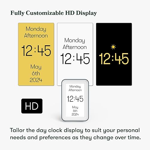 Miniatura 3 de Relish Día  Reloj de demencia, reloj digital HD de pantalla grande con calendario digital para personas mayores y personas con pérdida de memoria