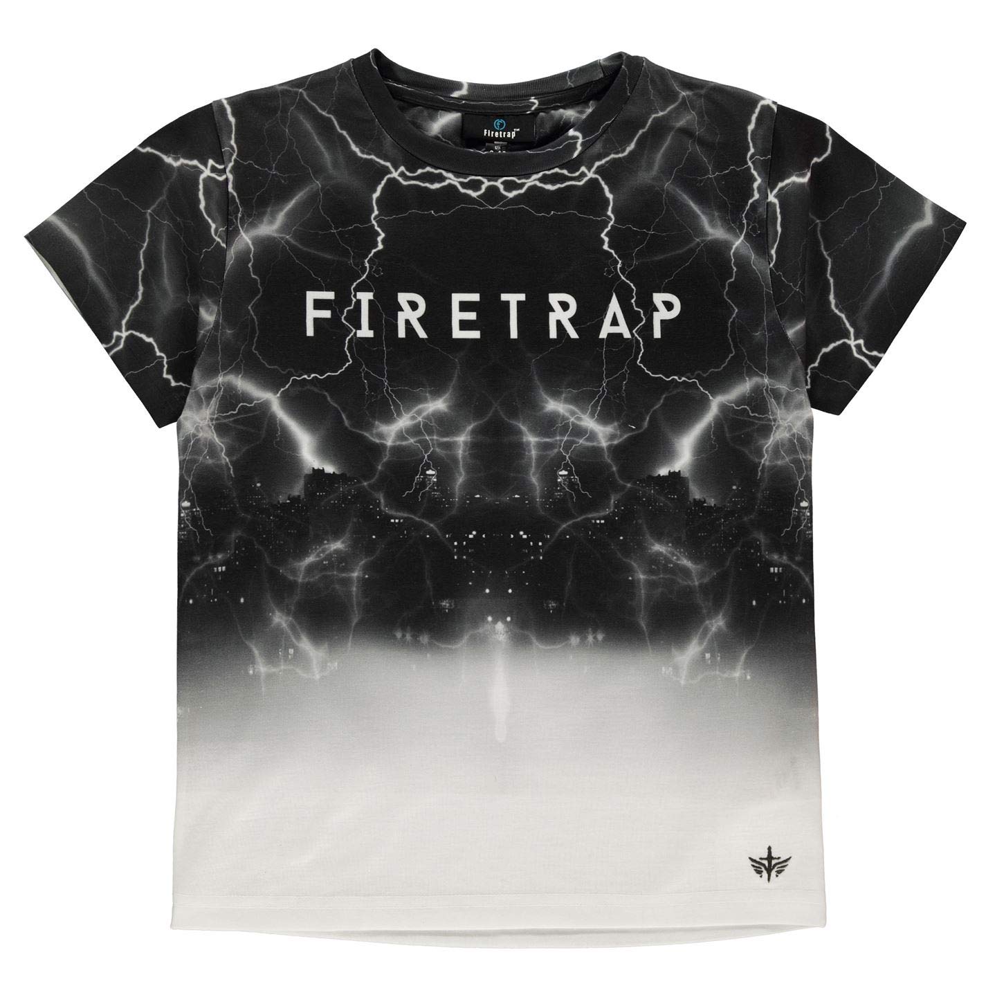 FiretrapKids Boys Sub T Shirt Junior Crew Neck Tee Top Short Sleeve London 7-8 Yrs