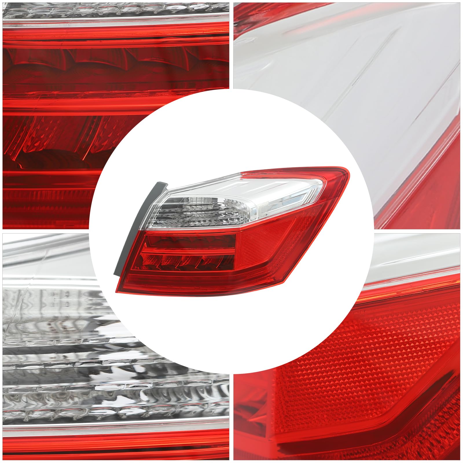 2013-2015 Honda Accord EX-L Touring LED Tail Light Passenger Side 33500T2AA12 image 7
