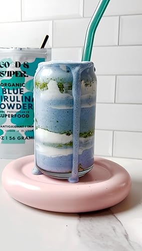 Miniatura 8 de Polvo de espirulina azul  Paquete a granel de 1 libra 100 ficocianina superalimento puro de algas azules  para colorantes de alimentos naturales