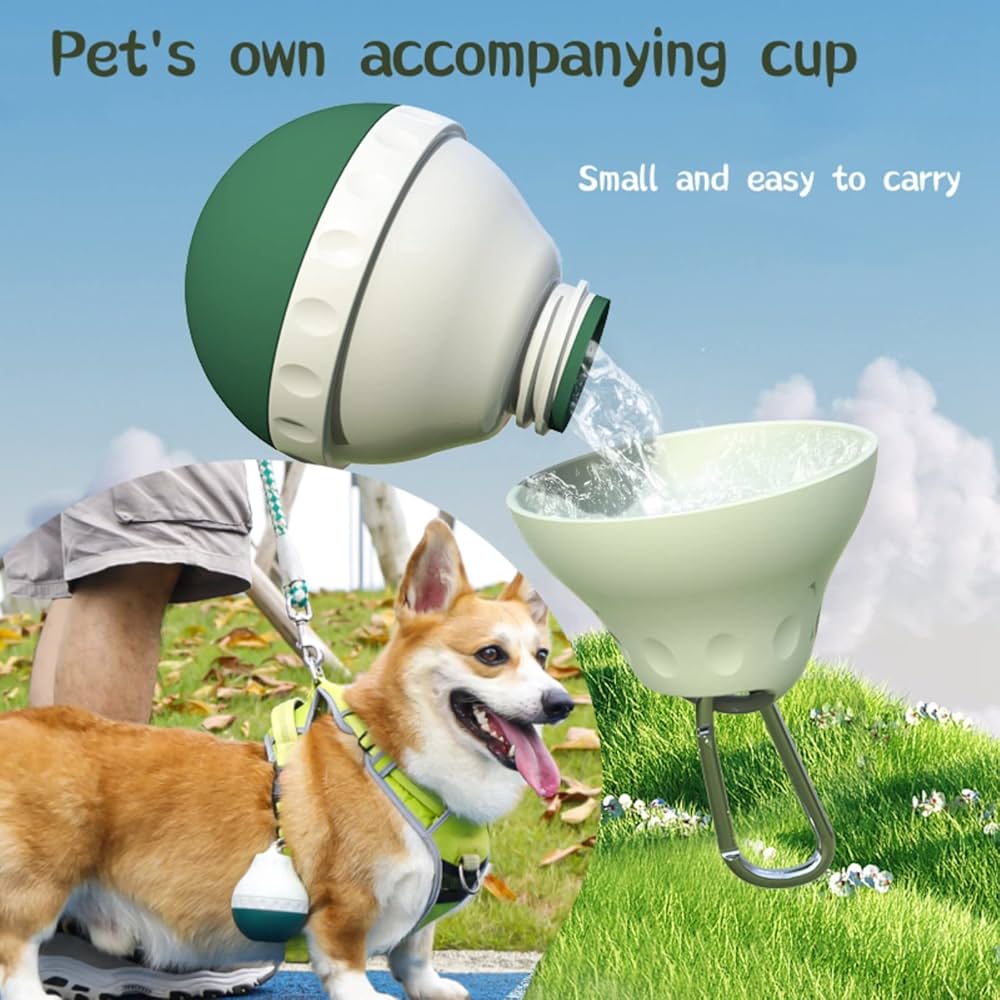 Amazon.com : Dog Travel Water Bottle Detachable Bowl Leak