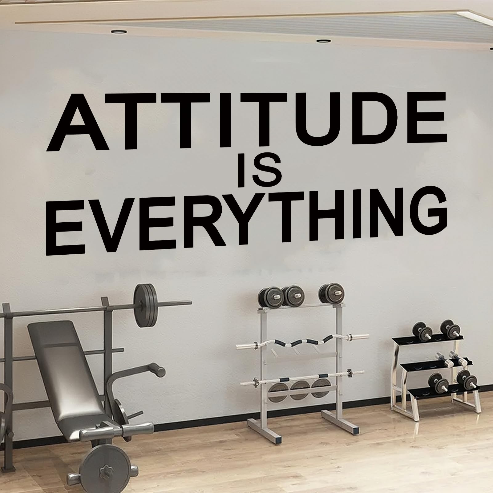 Inspirational Quotes Wall Stickers for Office: Motivational Gym School Classroom Garage Bedroom Vinyl Art Wall Decals - Image 2