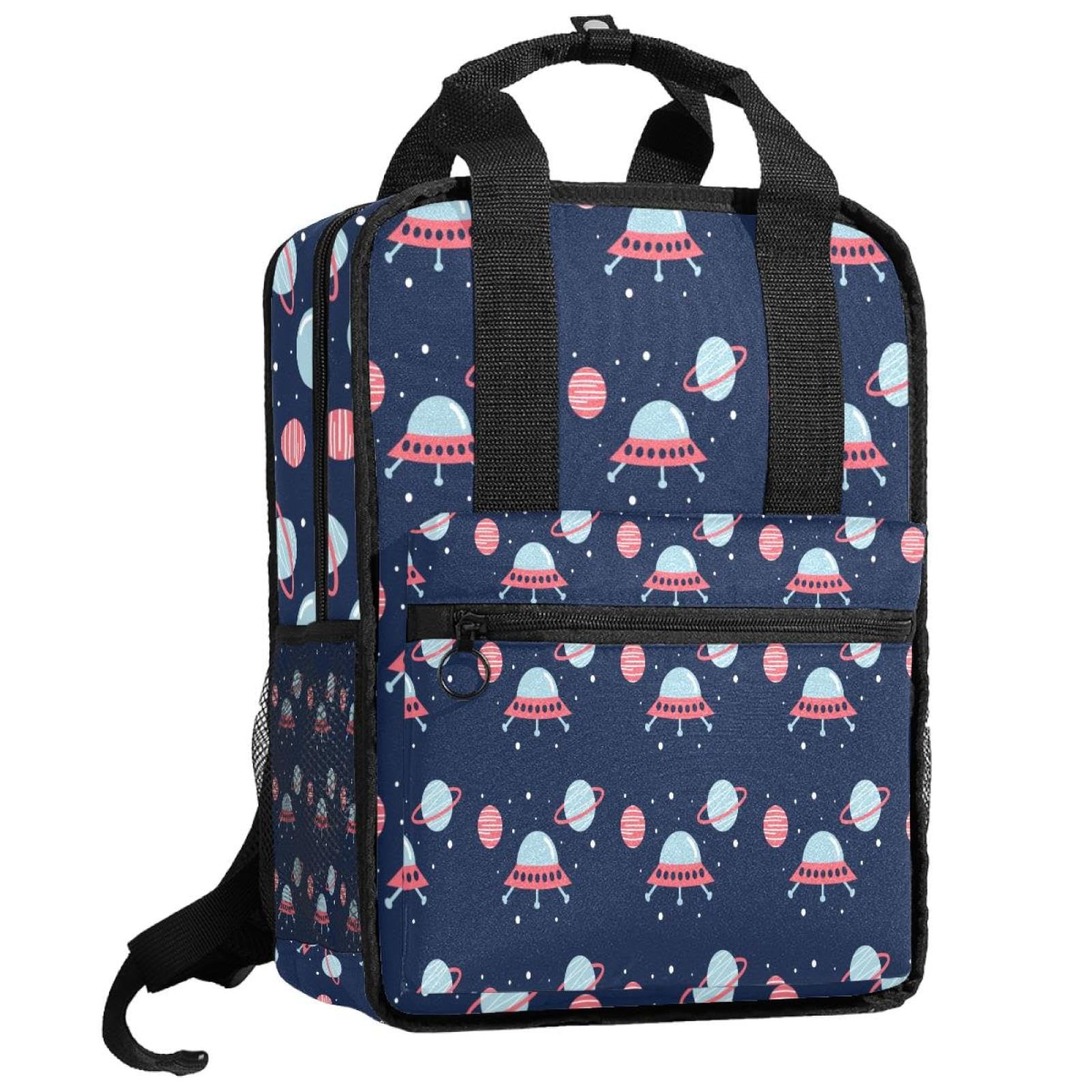 Sac à dos imprimé espace multicolore 35cm doté de sangles ajustables - 8