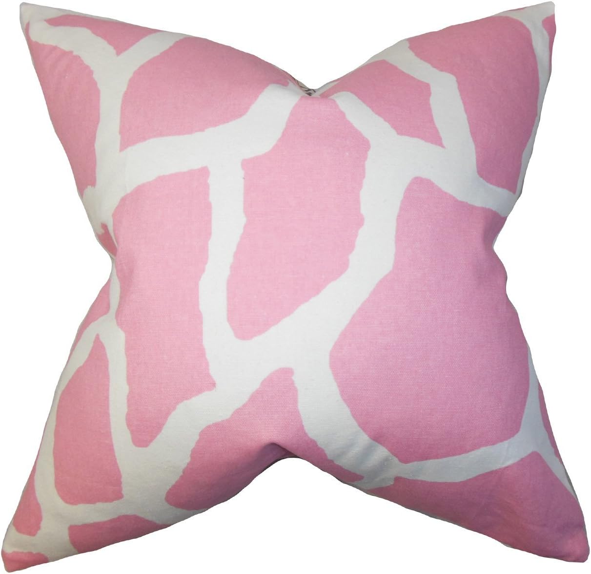 The Pillow Collection Gish Geometric Bedding Sham Pink