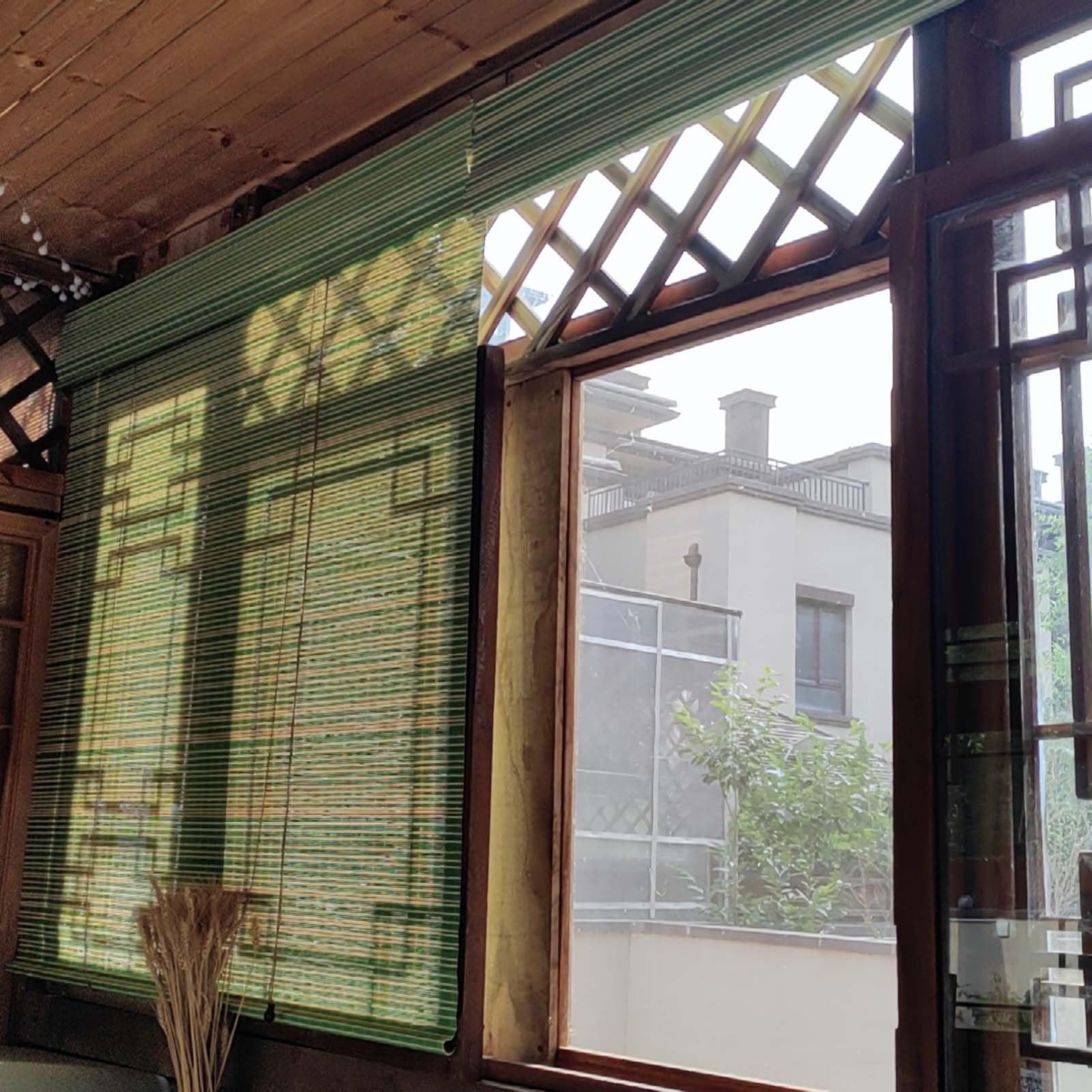 ★専用★玉すだれ木製➕グリーン　80✖️150 ☆専用☆玉すだれ木製➕グリーン 80✖️150