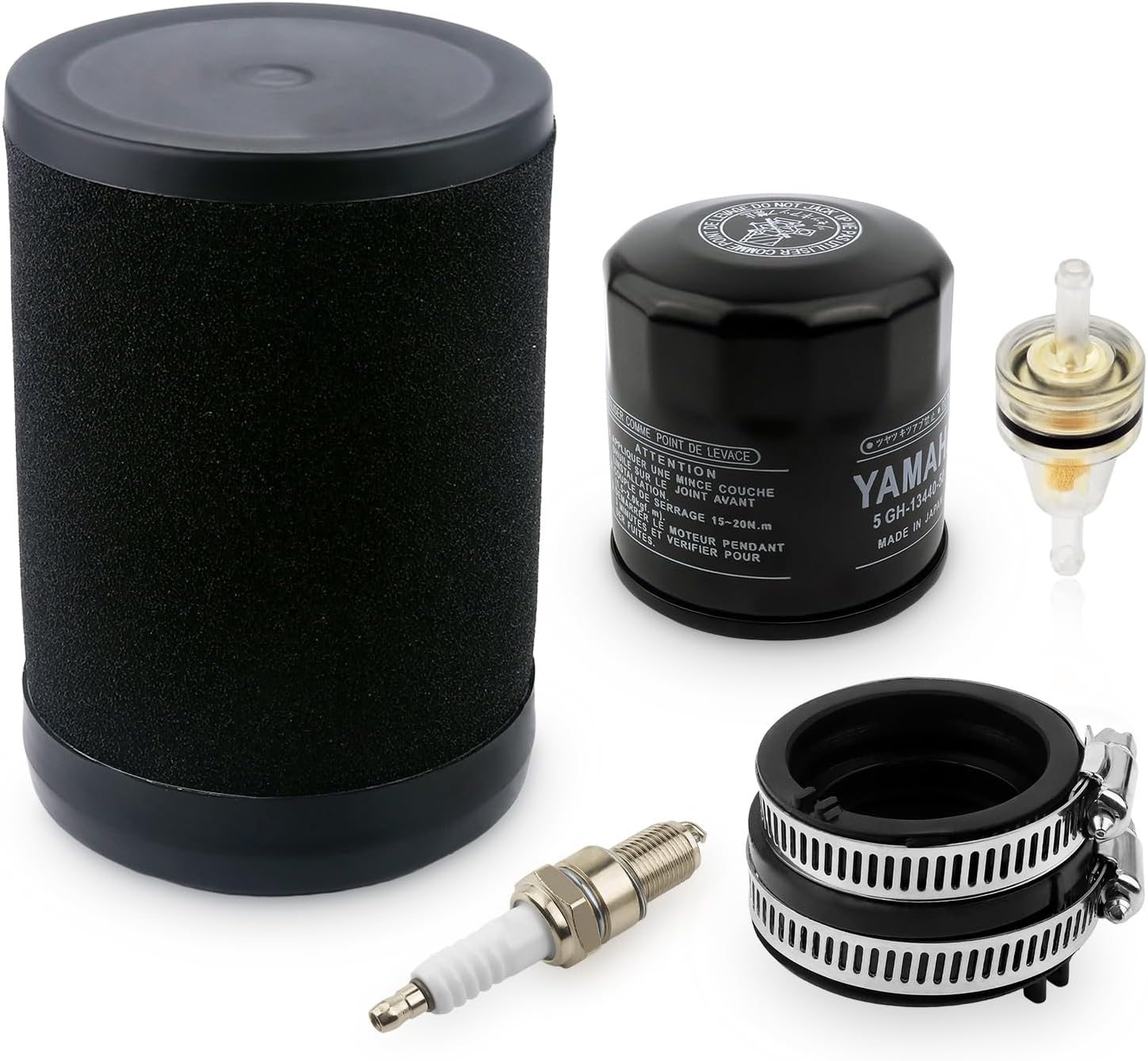 Air Filter Cleaner Element Intake Manifold Boot Fuel Filter Oil Filter For Kawasaki Prairie 360 KVF360 2x4 4x4 2003-2013