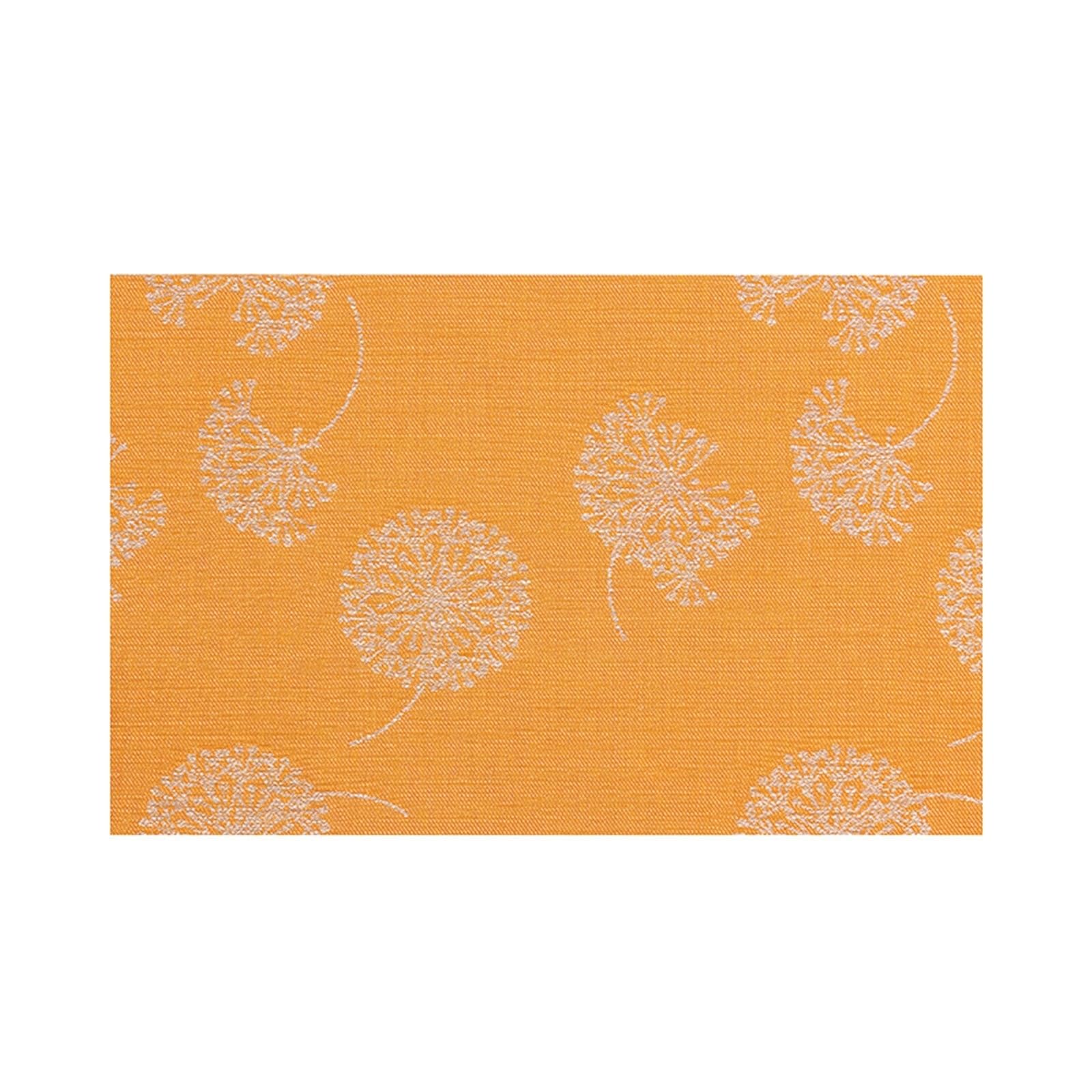 Set de table orange pissenlit lot de 6 de salle à manger pour protéger sans nappe