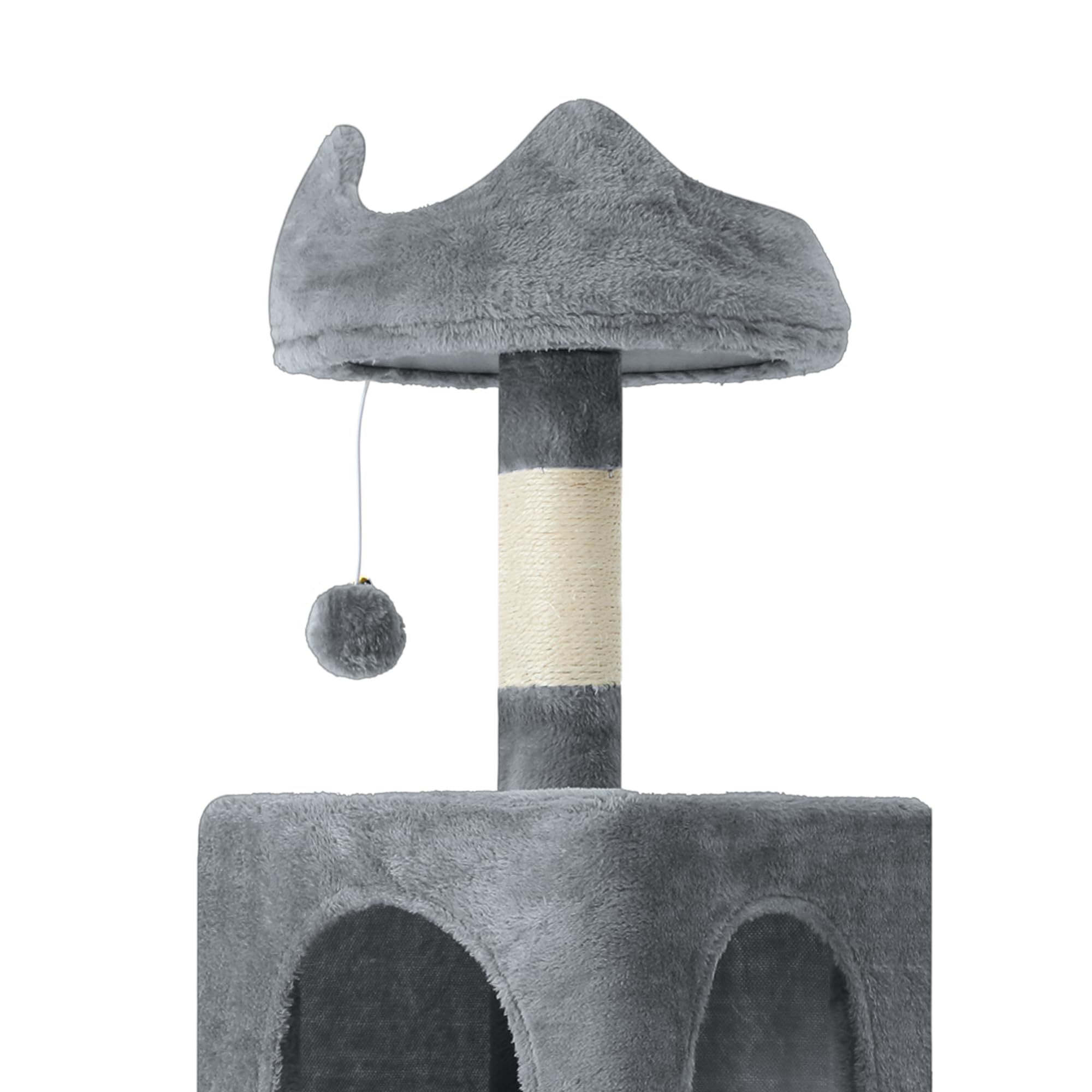 YITAHOME Tall Cat Tree for Indoor Cats, 75 inch Multi-Level Cat Tower with Cat Condos, Top Perches, Sisal Ramp Scratching Posts, Cozy Basket, Hammocks, Large Cat Pet Activity Structure,Pink: YITAHOME 54in Cat Tree Tower Condo, Multi-Level with Sisal Scratching Post, Cat Condos, Plush Top Perches, Hammock, Space Saving Cat Condo, Dangling Ball, Pet Play House, Perfect Pet Gift, Dark Gray