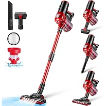 elezon A200 Cordless Vacuum Cleaner, Stick Vacuum with Powerful Suction, Max 38 Mins Runtime, Rechargeable Battery, HEPA Filter, Portable Lightweight Vacuum Cleaners for Home, Hard Floor, Pet Hair