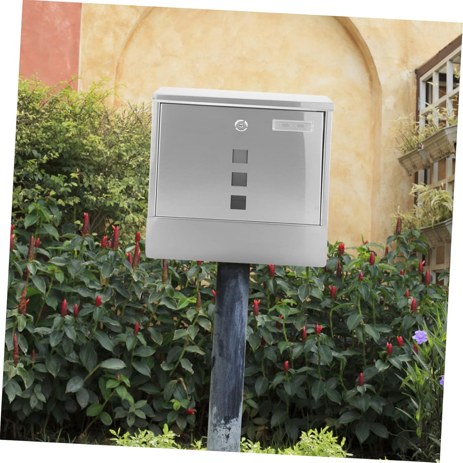 Hanging Mailbox Lock Mailbox Wall Mount Outside Key Lock Box for Secure Storage