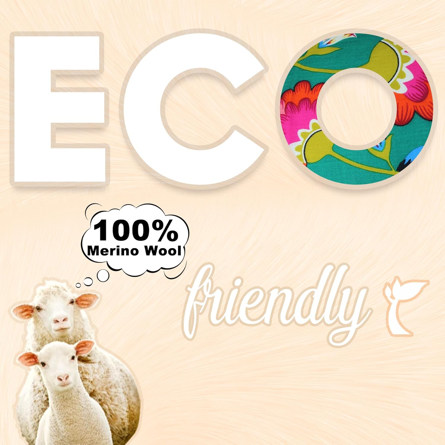 DANA XU 100% Merino Wool Pashmina Shawl for Women 96"x43", Oversized Cashmere Wrap with Tassels, Floral Travel Blanket Cape - Image 2