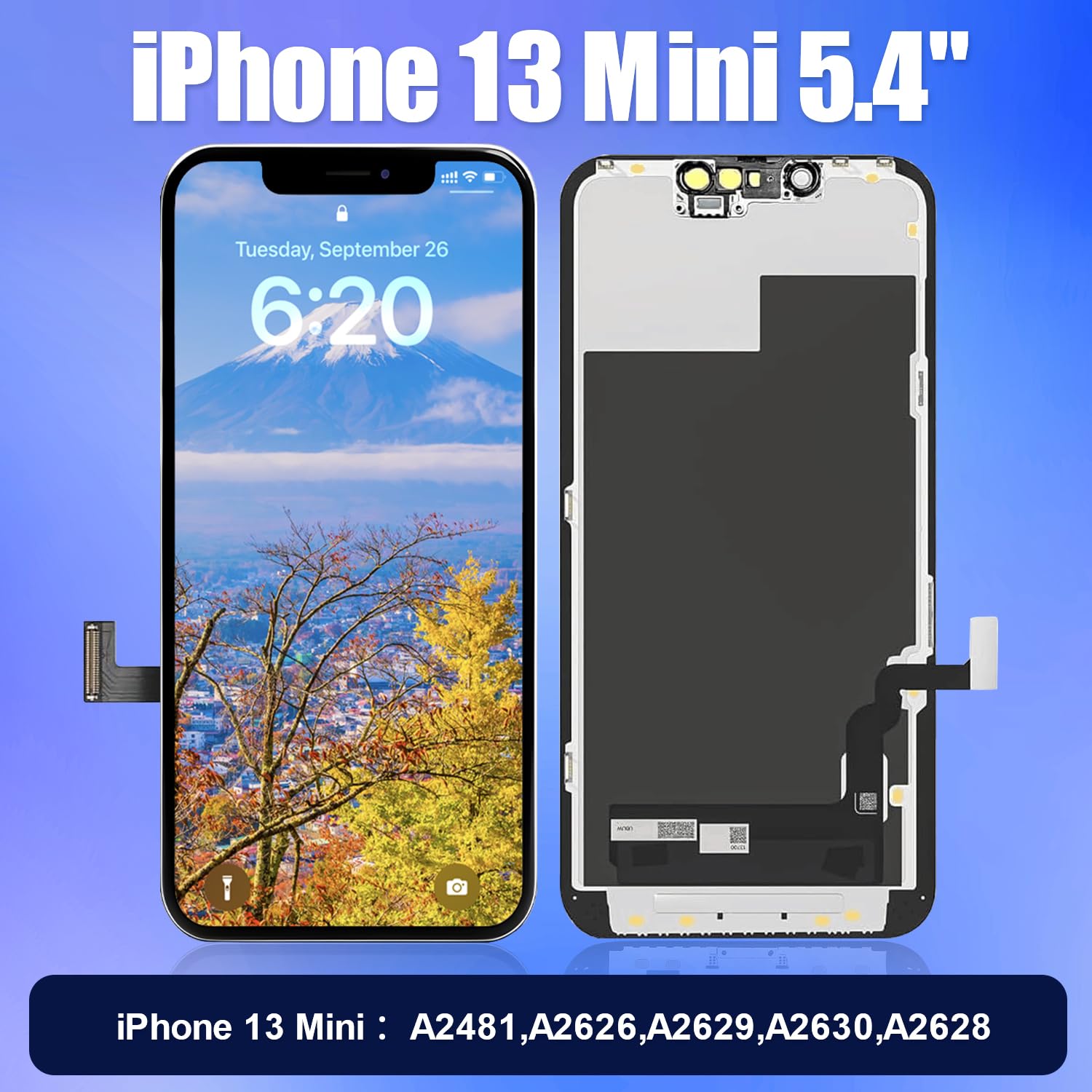 Amazon.co.jp: Brinonac 液晶パネル For iPhone 13 Mini の互換性 画面