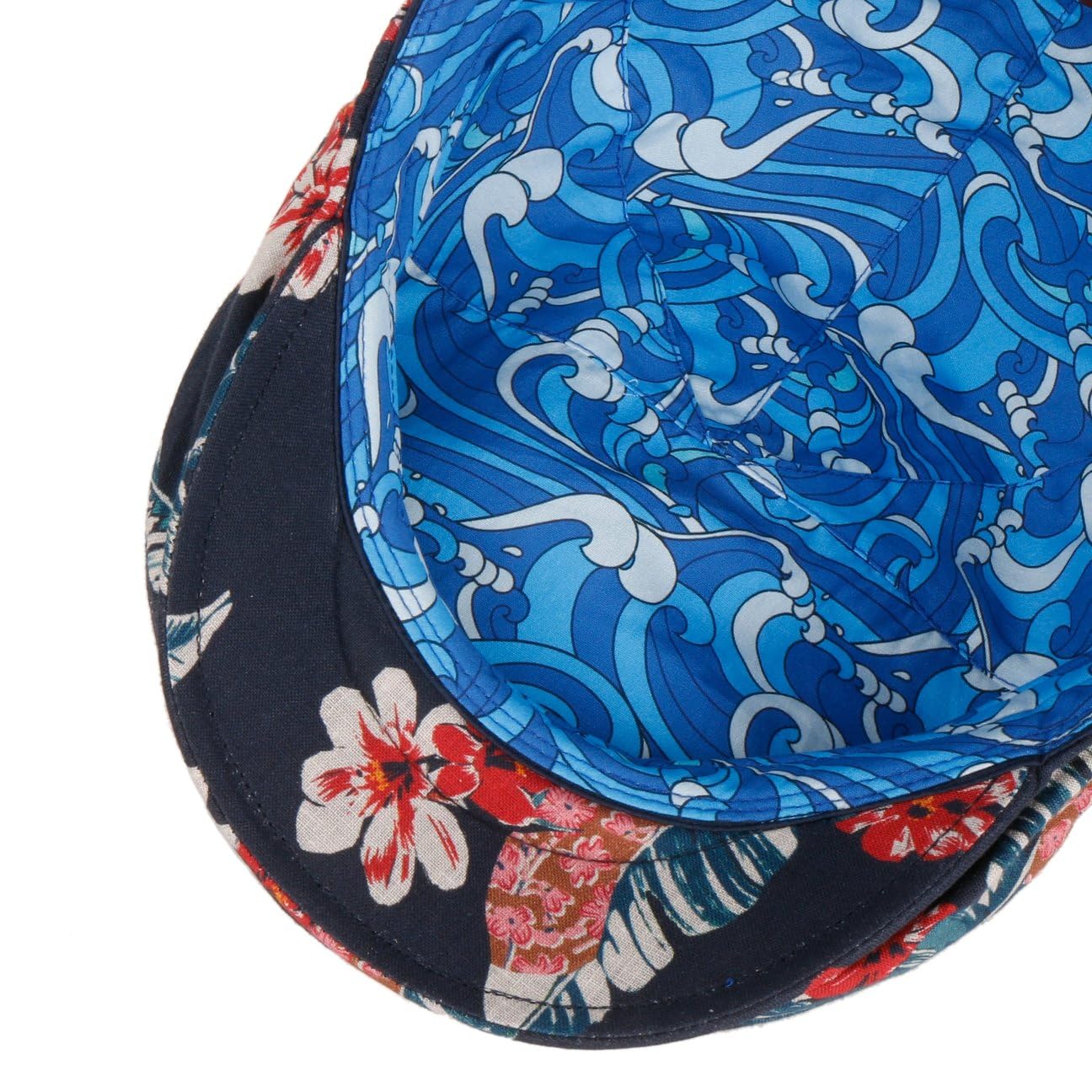 Stetson Flowlin Gorra Irlandesa Flores Multicolor Lino Unisex Primavera Verano