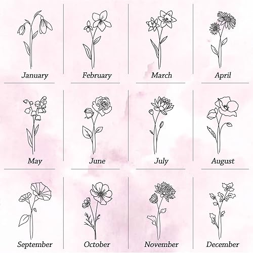 Miniatura 4 de Regalos de propuesta de dama de honor joyero de cuero personalizado caja de joyería de viaje de flores de nacimiento organizador de joyas