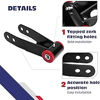 Vista 2 de KSP Grilletes de Caída para Silverado 1500 1999-2019, Kits de Grilletes de Bajada Trasera de 2" Compatibles con Chevy Silverado GMC Sierra 1500