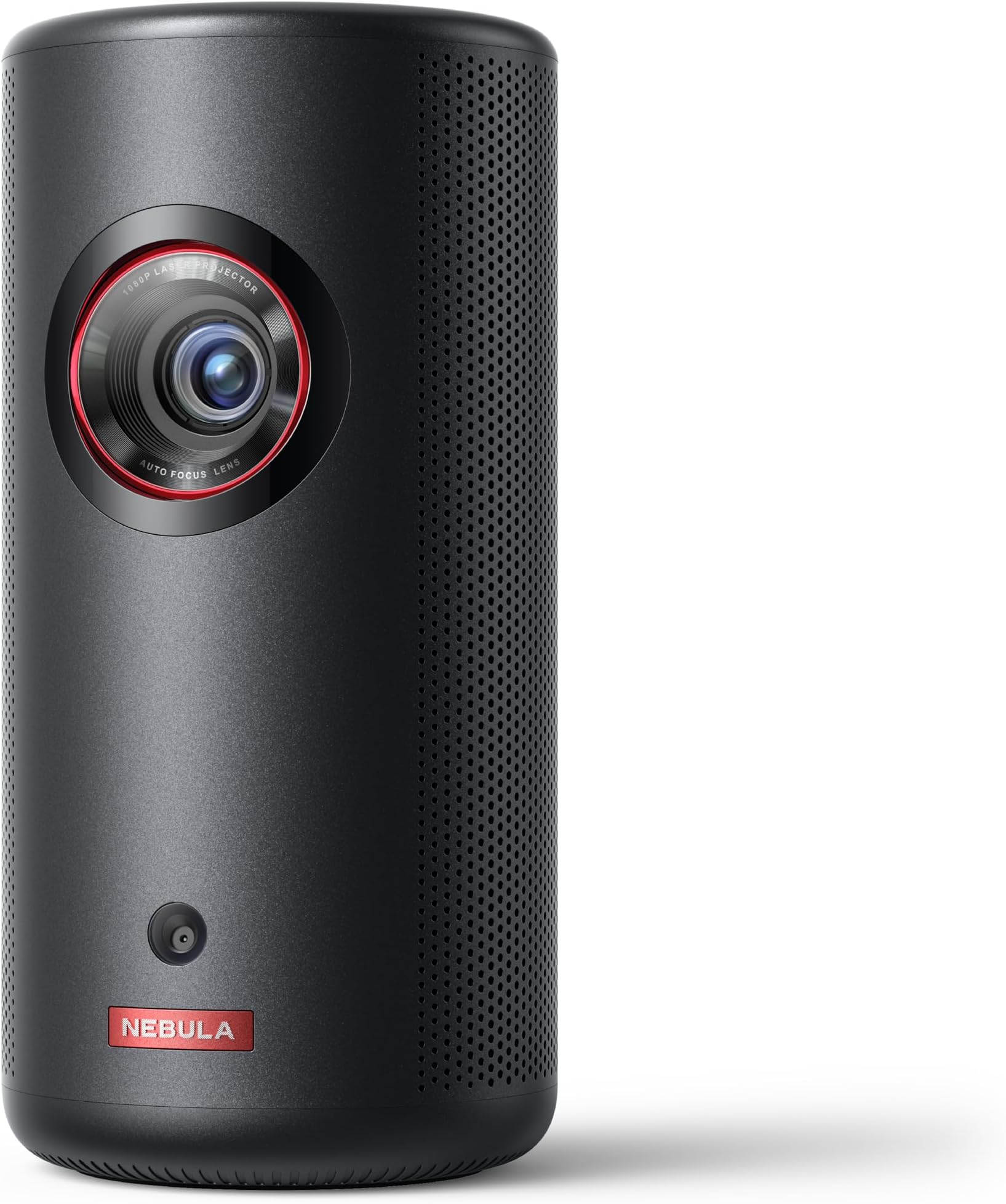Capsule 3 Laser Projector, Upgraded with Google TV and Official Netflix, Mini Smart TV Projector with Wi-Fi, Outdoor Portable Projectors, Dolby Digital, 120-Inch Screen, 2.5H Built-In Battery