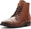 PARTY Mens Dress Boots - Casual Lace-up Chukka Leather Boots for Men