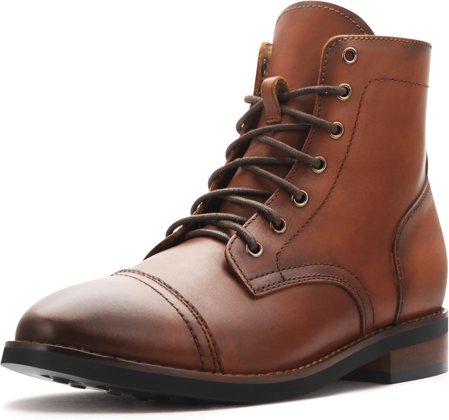 PARTY Mens Dress Boots - Casual Lace-up Chukka Leather Boots for Men
