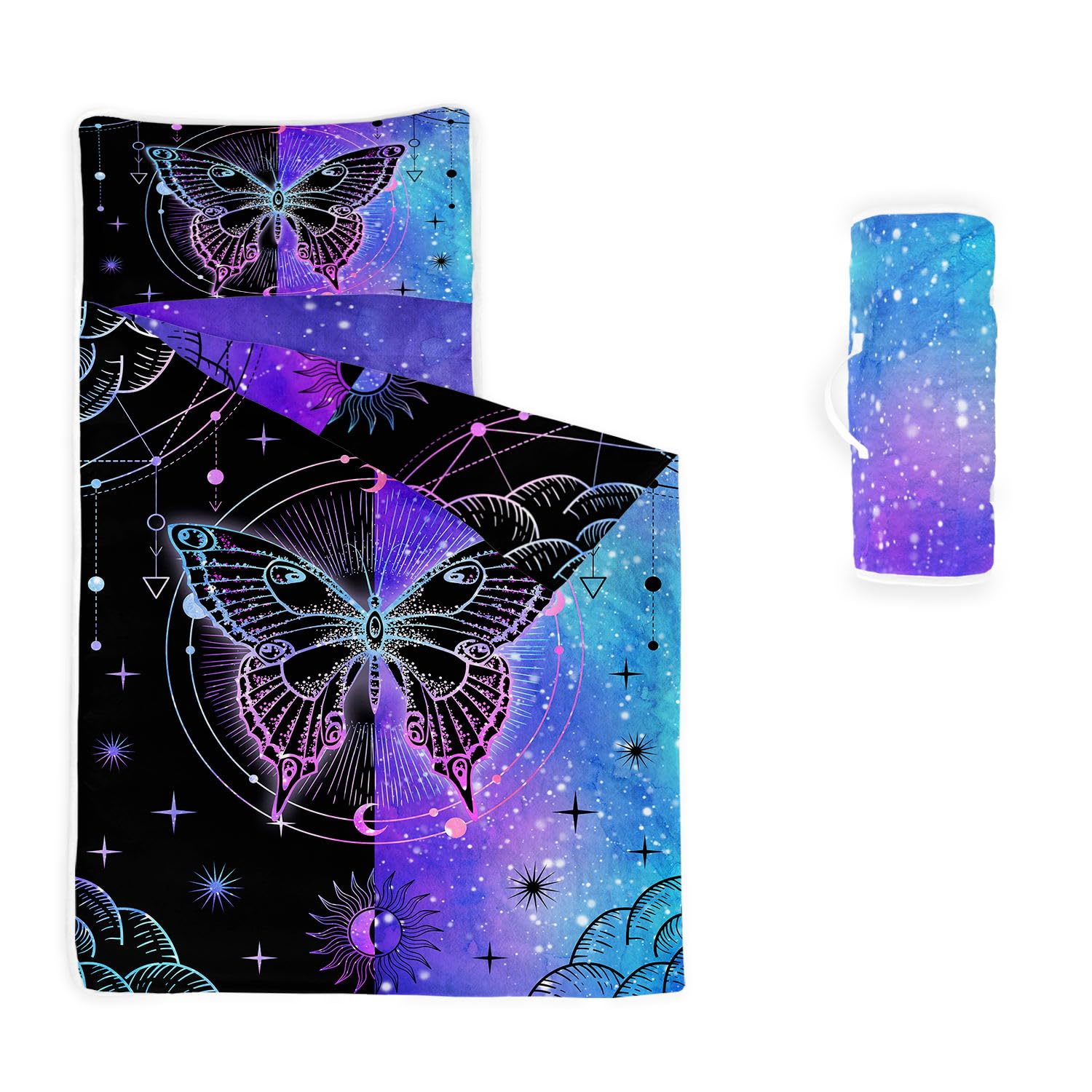 HOSIMA Nap Mat -Butterfly Sleeping Bag with Removable Pillow
