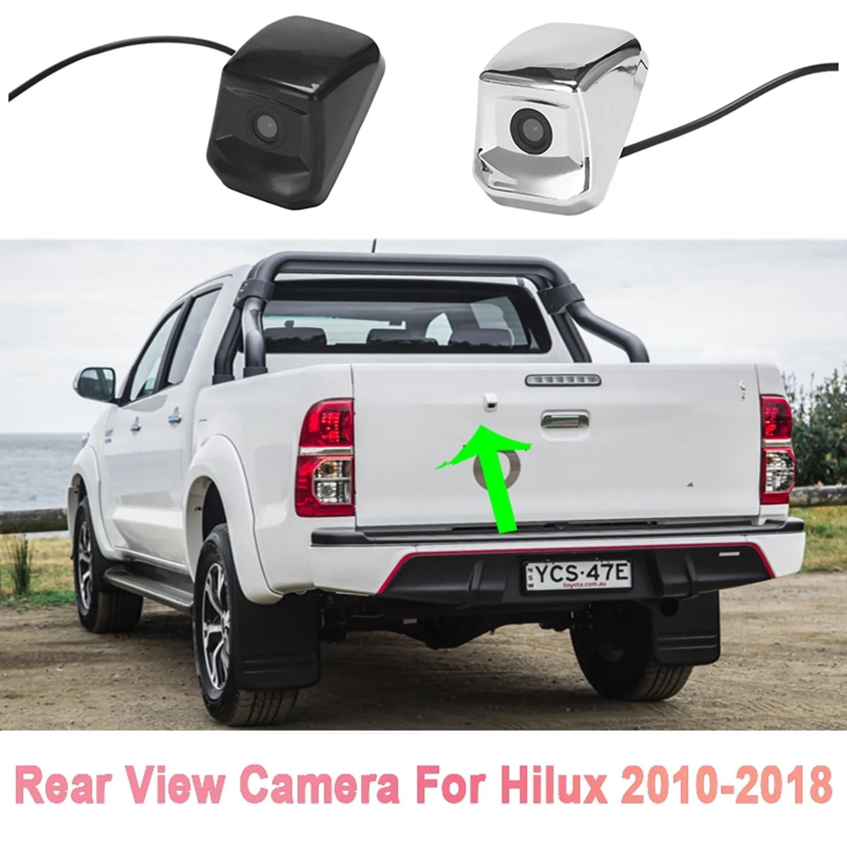 Kamera cofania pasuje do Toyoty do Hilux AN120 AN130 2010 2011 2012-2018 kamera cofania samochodu kamera cofania kamera cofania kamera tylna klapa kamera cofania kamera cofania kamera cofania