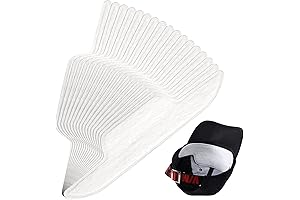 100 Pcs Disposable Sweat Bands for Head - Hat Sweat Liner Golf...